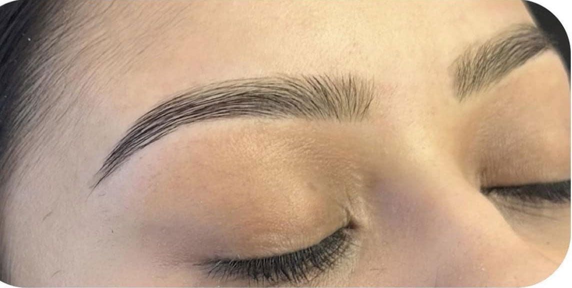 Both eyebrows threading after