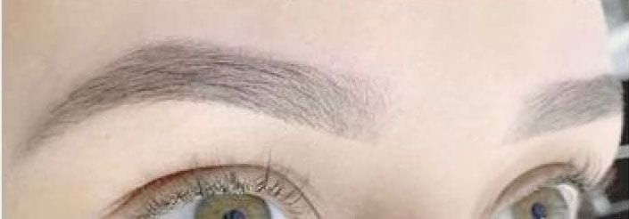 Eyebrow threading after